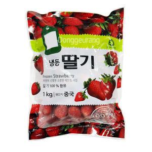 재호식품 무가당 냉동딸기 1kg (랜덤발송) /주스/스무디/빙수/