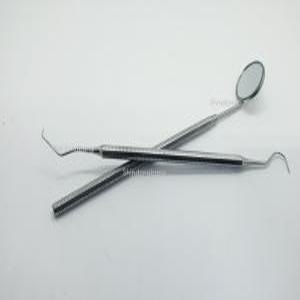 치경(Dental mirror)+치석제거기(Dental explorer)2개셋트/병원용/파키스탄/치과용