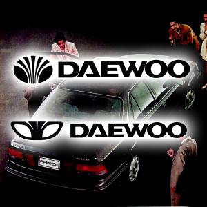 대우자동차 스티커-데칼 엠블럼 로고 올드 튜닝 Daewoo