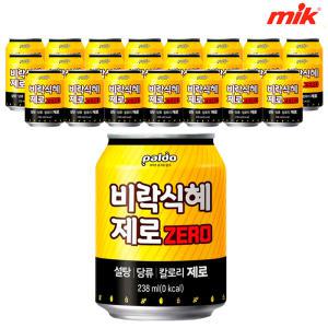 팔도 비락식혜 제로 238ml x 24캔 [비락 수정과/쿠퍼스/헛개차/단호박식혜/원액]