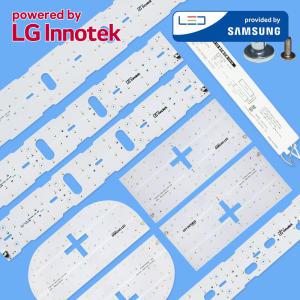 LED모듈 거실등 방등 조명 전구 국내산 셀프교체 자석부착 DIY 삼성 powered by LG innotek