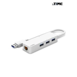 ipTIME U1003 기가비트 USB3.0 랜카드 무전원 USB허브