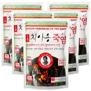 3회 치아용 죽염 250g X 5개 양치용 가글 죽염소금