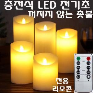 LED초 전기초 충전식 리모콘 흔들리는 전자초 불교 법당 성당 소원 기도 예배 명상 장식 전기 전자 촛불