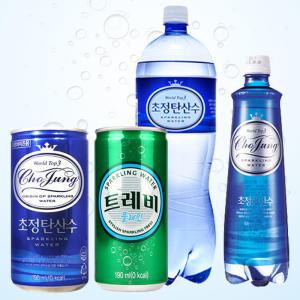 트레비플레인 탄산수 190ml 일화초정탄산수 190ml 500ml 1.5L  음료