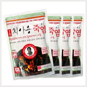 치아용 죽염250g 4개//3회죽염 소금 양치용 가글 잇몸 마사지 치약 죽염수