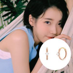 [아이유 PICK] J Basic 14K 귀걸이 (JJJBEQ9AS557R4000)