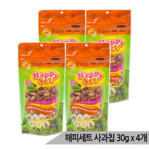 해피세트 순수 사과칩 40g x 4개 소동물 영양간식