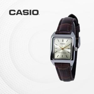 카시오 CASIO 여성 가죽밴드 LTP-V007L-9E 클래식 김혜수시계 캐쥬얼시계 LTPV007L9E