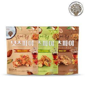 메이플 코코넛 넛츠파이 3종 묶음(총 540g) 코코넛 견과류 믹스 스낵