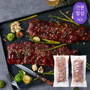 [존쿡델리미트]바베큐 백립 800g 외 학센/캔사스립 캠핑요리