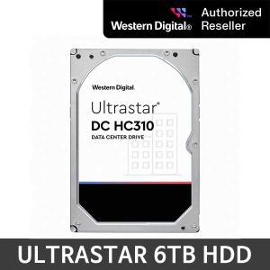 [공식판매원] WD ULTRASTAR HC310 3.5인치 6TB 7200RPM HDD 기업용 하드디스크 HUS726T6TALE6L4