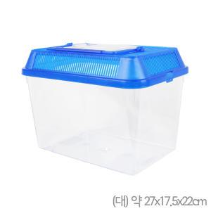 [샘아쿠아]대일 국산 채집통 27cm (대) 블루/ 곤충 어항 햄스터 다용도