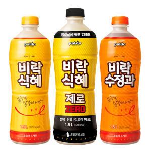 팔도 비락식혜 제로 1.5L X 8페트 /수정과/코카콜라/환타/탄산음료/쿠퍼스/헛개차