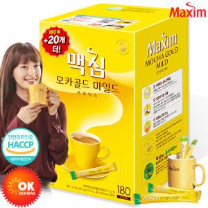 [맥심] 모카골드 커피믹스 180T +20T 총200T