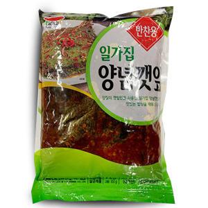 일가집 양념깻잎 1kg 깻잎무침 절임 장아찌 시장반찬