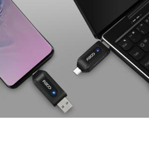 C타입 모던 USB3.0 OTG 미니 멀티 SD MicroSD 카드리더 / 스마트폰 태블릿 노트북 맥북