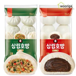 대용량 냉동 삼립호빵 90g×24입 단팥 야채 호빵 찐빵