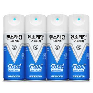 멘소래담 스프레이 파스 쿨 180ml x 4개