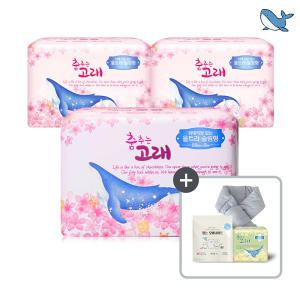 춤추는고래 대용량 생리대 중형 24P X 3팩 /72매