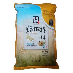 참식품 보리떡용가루 3kg 1개