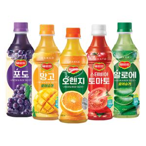 (주스 골라담기) 델몬트400ml 오렌지/포도/망고/알로에/토마토 미니페트 음료수