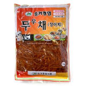 [자연미가]솔거 무우채 장아찌 10kg(1kgx10팩)