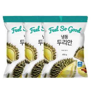 [웰팜][생활앤] 냉동 두리안 450g x 3팩