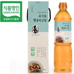 강봉석 명인 유기농 쌀올리고당 1.2kg / 조청 물엿 올리고당 / 명절선물세트