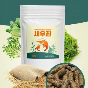 페이토 새우칩 50g (관상새우 사료) /슈림프 쉬림프 CRS 갑각류 체리 킹콩 야마토 레드비 가재 소라게 먹이