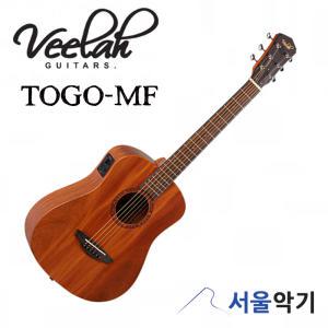 Veelah TOGO-MF 비일라 탑솔리드 픽업 EQ 어쿠스틱 통기타 미니기타