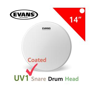 EVANS UV1 코팅 스네어 드럼 헤드 14인치 대신악기