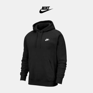 NSW 클럽 기모 후드티셔츠 BV2654 010 블랙 NIKE