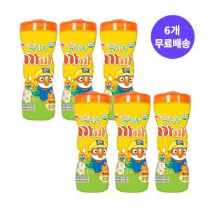 프로엠 뽀로로 유기농 까까 별과자 통 40g x 6개 세트 / 프리미엄 아기과자