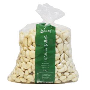 24년 덜매운 깐마늘 5kg (대) 마늘/국내산