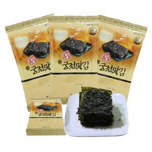 철판 직화구이 불맛이 살아있는 트레이없는 도시락김 4g 40봉