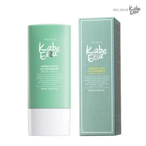 [카베엘라] 퍼멘테이션 아이스 선 베리어 60ml 무기자차 자외선차단제 선크림 선로션