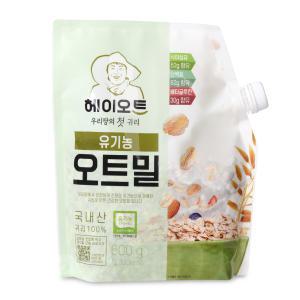 [헤이오트] 국산 유기농 오트밀 600g