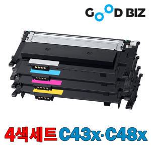 C43x C48x 4색세트 재생토너 CLT-404 CLT-403 SL-C433 SL-C436W SL-C483W SL-C483FW SL-C486W SL-C486FW