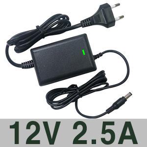 12V 2.5A 전원선일체형 어댑터,아답터,직류전원장치,SMPS,12V 2500MA