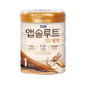 [매일유업] 리뉴얼 앱솔루트 명작 2FL 분유 1단계, 800g 1개, 0~6개월