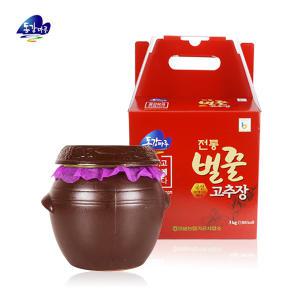 [영월농협] 동강마루 전통 벌꿀고추장 3kg/항아리