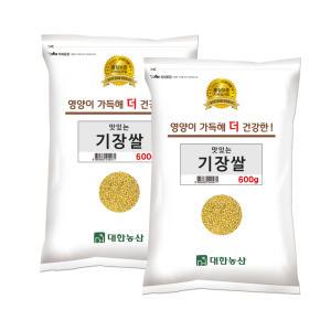 수입 기장쌀 1.2kg(600gx2) / 좁쌀 소용량 잡곡 안전박스포장