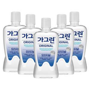 가그린 오리지널, 820ml, 5개