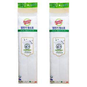 3M 스카치브라이트 정전기 청소포 대형 리필 80매 x 2개