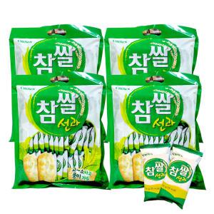 크라운 참쌀 선과 253g X 4개 대용량 쌀과자