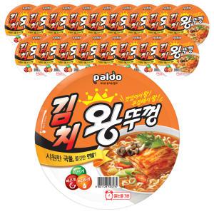 팔도 김치왕뚜껑, 110g, 18개