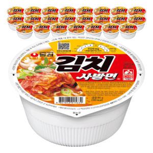 농심 김치사발면, 86g, 24개