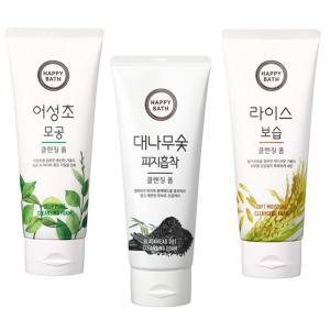 해피바스 어성초 라이스 대나무숯 클렌징 폼 200ml 1개