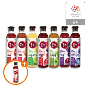 청정원 홍초 6종 900ml 3개 골라담기+(증)석류500ml